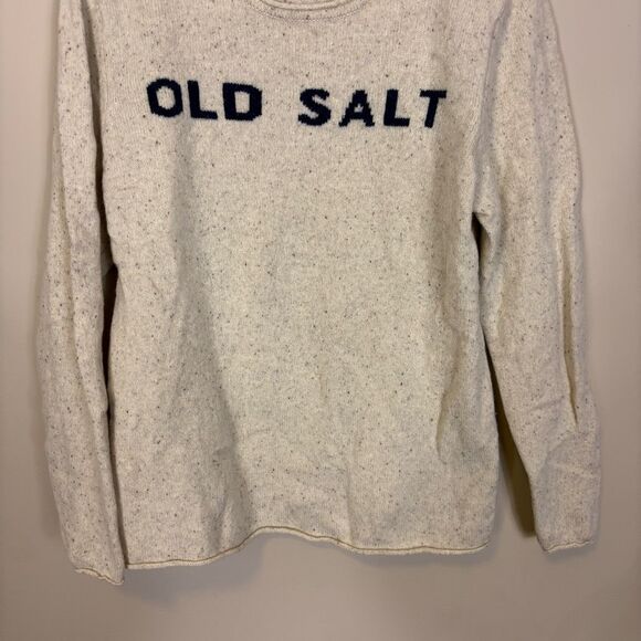 Kiel James Patrick Oatmeal 100% Wool Old Salt Pullover Sweater XL - Picture 4 of 8